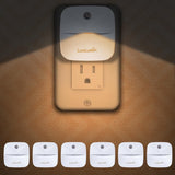 EverBrite LED Night Light – Thoughtful Housewarming Gift for New Homeowners, 6 Pack Plug in Dusk to Dawn Set