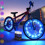 TINANA Waterproof Bike Spoke Lights – 360° Visibility Upgrade for Low-Light Commutes and Dim Roads