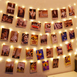 HXWEIYE 40ft USB Fairy Lights with 52 Clips – Romantic Housewarming Gift for Women Who Love Memory Walls