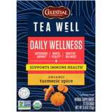 Celestial Seasonings TeaWell Herbal Tea – Desk-Side Focus Ritual, Caffeine-Free Probiotic Herbal Tea for Afternoon Workday Breaks