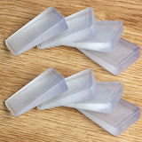 Clear Wedge Shims – Tool-Free Minimalist Solution for Level Furniture Without Visible Hardware