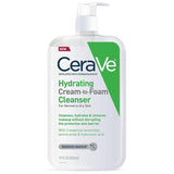 CeraVe Hydrating Cream To Foam Cleanser – Self-Care Daily Wash That Restores Moisture for Dry, Stressed Skin