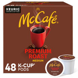 McCafé Premium Medium Roast K-Cup Pods – Kitchen Counter Everyday Coffee, 48 Count Single Serve Pods for the Whole Household