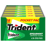 Trident Spearmint Xylitol Gum – Commuter and Travel Essential for Fresh Breath Between Clients