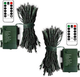 echosari 2 Pack Battery Fairy Lights – Flameless Candle Alternative with Cool-Touch LEDs for Safe Sleep