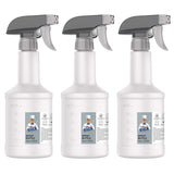 MR.SIGA Heavy Duty Empty Spray Bottles 3 Pack for Plant Parents & Home Gardeners, Adjustable Nozzle for Seedling Care