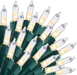Joiedomi Mini Fairy Lights for Living Room – 300 Warm White Incandescent Bulbs on Green Wire for Christmas Tree, Mantel Garland, and Year-Round Ambient Decor