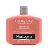 Neutrogena Healthy Scalp Clarifying Shampoo – Pink Grapefruit Scent Wash to Refresh Oily Hair Between Masks 12 fl oz