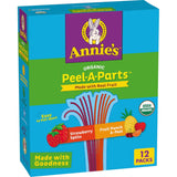Annie's Organic Fruit Peel-A-Parts — Clean-Label Family Snack Rotation, Vegan Variety 12 Pack