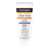 Neutrogena Clear Face Sunscreen Lotion SPF 50 – Daily Wellness Ritual for Acne-Prone, Oily Skin