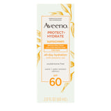 Aveeno Protect + Hydrate Face Sunscreen SPF 60 – Streamlined Two in One SPF and Moisturizer for a Simple Routine