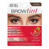 Ardell Brow Tint Kit Medium Brown – Clean Aesthetic Brow Solution for Neutral Tones, Reusable Tools Included