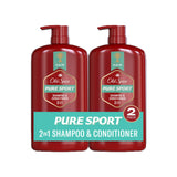 Old Spice Cedarwood Lime 2-in-1 Shampoo and Conditioner Duo - Thoughtful Father's Day Gift for the Man Who Has Everything