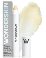 Wonderskin Lip Scrub – Bedside Self-Care Ritual, Gentle 3-in-1 Lip Exfoliator and Nighttime Balm