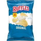 Ruffles Potato Chips – Hostess Gift Snack Basket Addition for Housewarmings, 8oz Bag