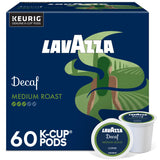 Lavazza Decaf Single-Serve K-Cups – Calming After-Dinner Coffee Ritual for Better Sleep, Medium Roast 88-Count