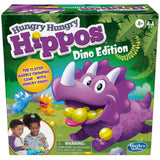 Hungry Hungry Hippos Dino Edition – Simple One-Action Board Game for Uncluttered Playrooms