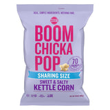 Angie's BOOMCHICKAPOP Sweet and Salty Kettle Corn Popcorn – Lower Calorie Clean Label Snack for Afternoon Mindfulness Breaks