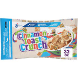 Cinnamon Toast Crunch Cereal – Quick Office Desk Breakfast for Busy Professionals, 32 oz Value Bag