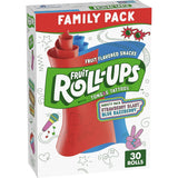 Fruit Roll-Ups Halloween Gift Set for Classmates and Neighbors, Strawberry Blast and Blue Razzberry Variety Box, 30 Individually Wrapped Pouches