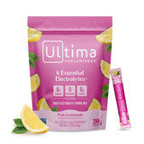 Ultima Replenisher Electrolyte Powder – Focus Friendly Desk Hydration for Work From Home, 20 Stickpack Variety