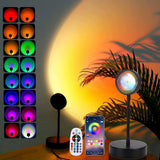 AuroraBeam Sunset Lamp – Cool-to-Touch Nursery Night Light for Baby Room and Playroom