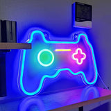 Joylit Gamepad Neon Sign – Simple LED Wall Accent for Clean Spaces, Dimmable Warm Light in Compact Size