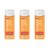 Neutrogena Body Clear Acne Body Wash – Non-Irritating Daily Acne Wash for Sensitive Skin, Fragrance-Free