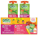 GoGo squeeZ Fruit & veggieZ Pouches – Allergen Safe Kids Snack for Classrooms and Daycare, Top 9 Allergen Free