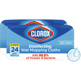 Clorox Disinfecting Wet Mop Pads – Fresh Rain Clean Scent Floor Mop for Stylish Modern Homes
