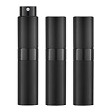 Enslume Mini Perfume Refillable Bottle Set – Leakproof 8ml Twist-Up Travel Atomizer for Carry-On Luggage and Layover Refresh