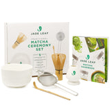 Jade Leaf Matcha – Authentic Japanese Chasen and Chashaku Gift Set, Housewarming and Holiday Idea for Matcha Drinkers