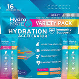 HydroMATE Electrolyte Powder Variety Pack – Steady Focus Hydration for Home Office and Long Workdays