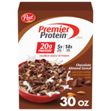 Post Premier Protein Chocolate Almond Cereal — Trail-Ready Hiking Snack Cereal for DIY Backpacking Mixes, 20g Protein