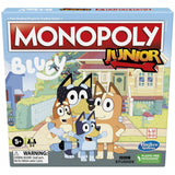 Hasbro Gaming Monopoly Junior Bluey Edition Board Game – Safe Playroom Activity for Kids Ages 5-8