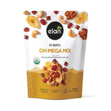 Elan Organic Oh Mega Mix – Portable Snack for Hiking Trails and Backpacking Trips, Vegan Dark Chocolate