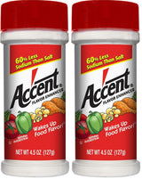 Ac'cent All Natural Flavor Enhancer as a Countertop Cooking Companion, Compact Seasoning Bottle for Cozy Modern Kitchens