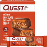 Quest Nutrition Crispy Hero Bar Cookies & Cream – Grab-and-Go Study Snack for Long Work Sessions, Keto Friendly 12 Count