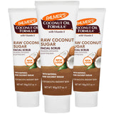Palmer's Coconut Sugar Facial Scrub Exfoliator – Streamlined Daily Skincare for Capsule Routines, One-Tube Clean Beauty for the Uncluttered Vanity
