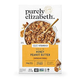 Purely Elizabeth Honey Peanut Butter Cereal – Mindful Morning Ritual for Wellness-Focused Adults, Plant-Based Vitamin D