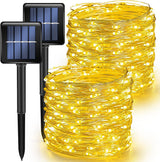 TW SHINE Warm White String Lights – 80 FT 240 LED Solar Powered Copper Wire Lights for Boho Home Decor and Ambient Mood