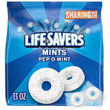 LIFE SAVERS Pep-O-Mint Hard Candy 13 oz – Individually Wrapped Lunchbox Mints for School Snacks