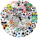 Kids Soccer Stickers Waterproof – Safe Self-Adhesive Pack for Playroom Decor and Water Bottles