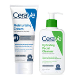 CeraVe Simple Skincare System – Fragrance-Free 2-Step Routine in Clean, Uncluttered Packaging