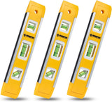 WORKPRO Compact 9 in Bubble Level with Magnetic Base – Speeds Up Picture Hanging and Shelf Mounting in Any Home
