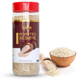 Fusion Select Pre-Roasted White Sesame Seeds - Ready-to-Use Garnish for Fast Weeknight Dinners