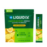 Liquid I.V.® Hydration Multiplier +Energy – Mindful Morning Hydration Blend for Energy Metabolism and Self-Care Routine