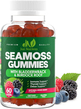 Sea Moss 3000mg Gummies - Desk-Side Supplement for Busy Professionals On the Go