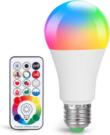 SUNNEST Color Changing Light Bulb – Cool to Touch Kids Room Light, 120 Color E26 with No Flame and Auto Shutoff