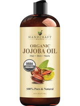 Handcraft Blends Cold-Pressed Jojoba Oil – Elevated Beauty Investment, Crafted Carrier Oil for Luxury Spa and Home Rituals